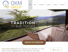 Tablet Screenshot of okmgroupbd.com
